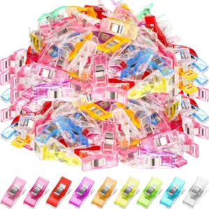 50Pcs-Šarene štipaljke za šivenje - set od 50 komadaSet-Sewing-Clips-Colorful-Clips-Plastic-Craft-Crocheting-Knitting-Safety-Clip-Assorted-Color-Binding-Clip.webp